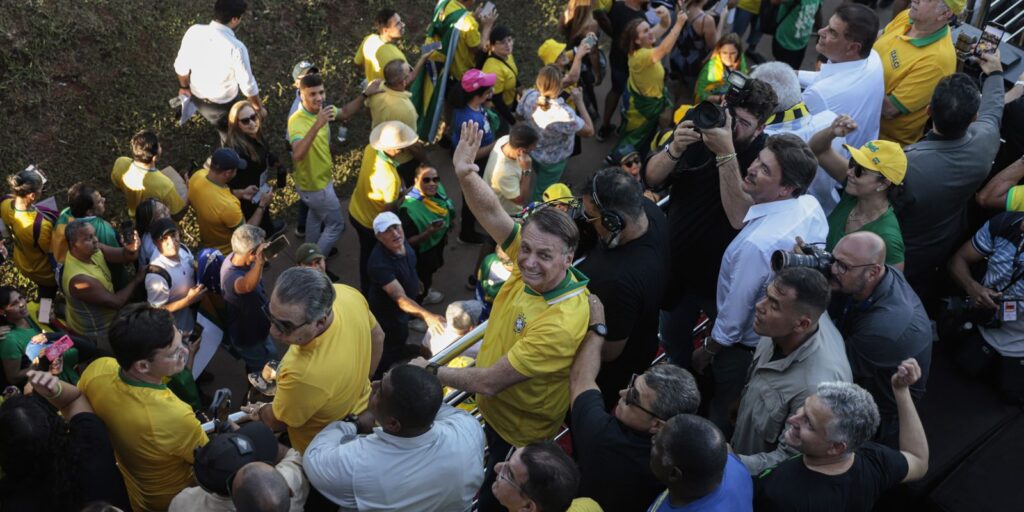 Manifestação em Brasília pede anistia a golpistas