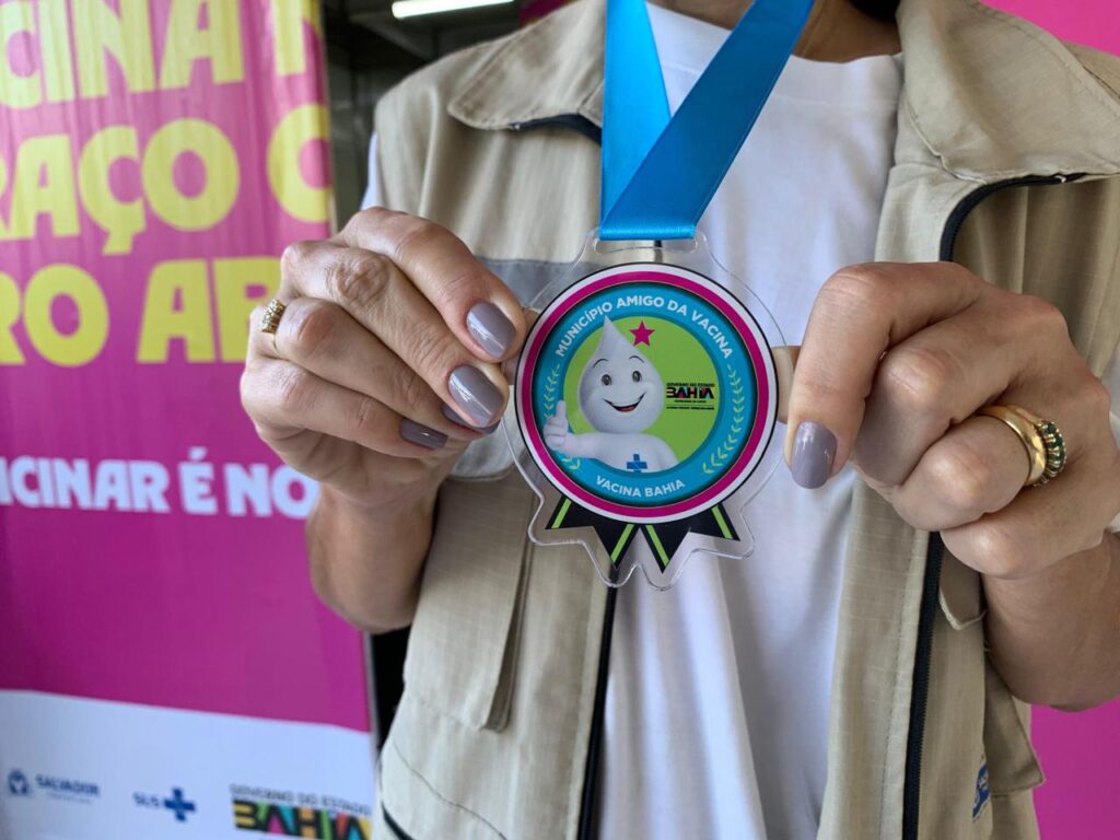 Salvador recebe medalha de “município amigo da vacina” durante Dia D contra a gripe – Secretaria de Comunicação