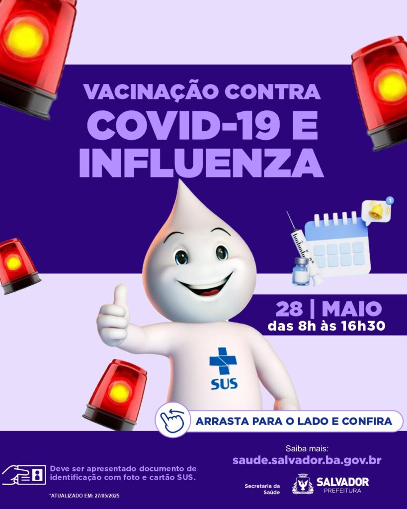 Vacinação contra COVID-19 e Influenza