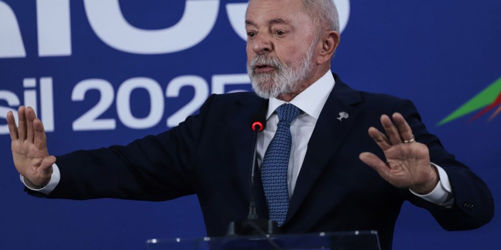 Lula diz que ameaça de taxação de Trump não preocupa nações do Brics