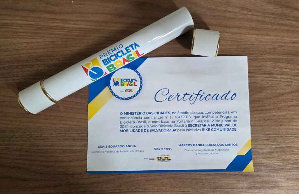 Salvador recebe Selo Bicicleta Brasil com projeto que leva mobilidade e oportunidades às comunidades – Secretaria de Comunicação