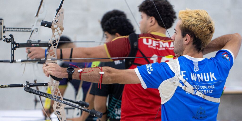 Fabio Klier é ouro no tiro com arco na estreia da modalidade no JUBs