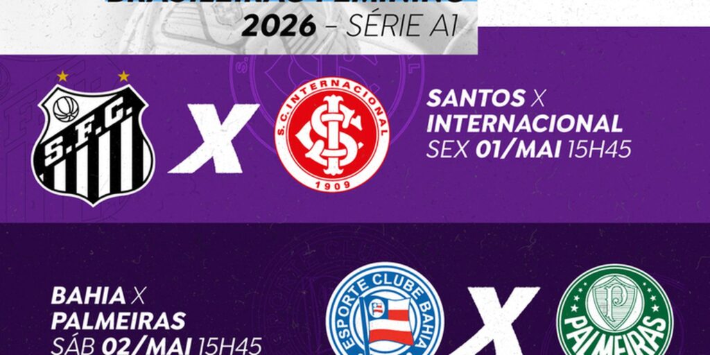 TV Brasil transmite jogos do Brasileirão Feminino nesta sexta e sábado