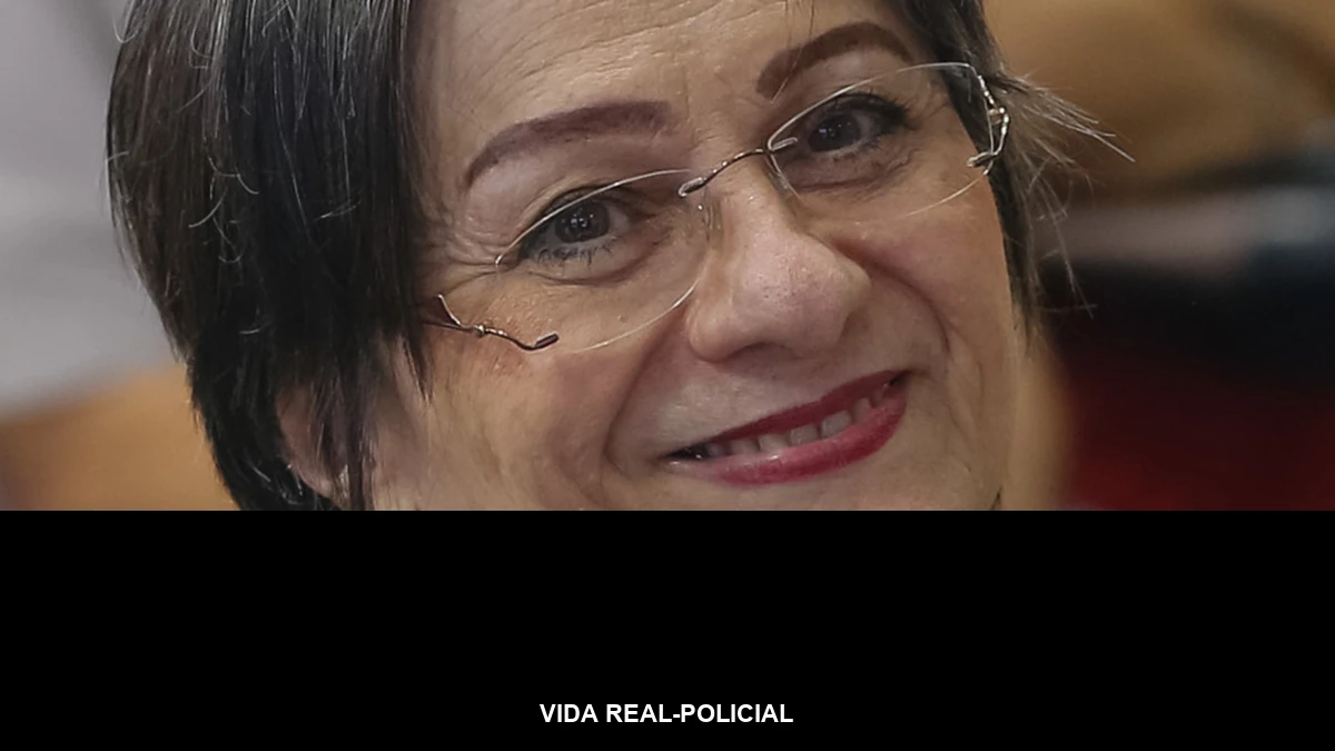 Banner com o nome da categoria Vida Real-Policial sobre foto da ativista Maria da Penha