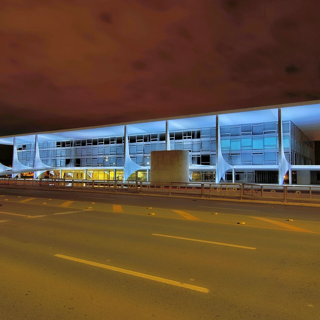 Palácio do Planalto, sede do governo federal, em Brasília, em meio à restrição orçamentária de R$ 105,5 bilhões