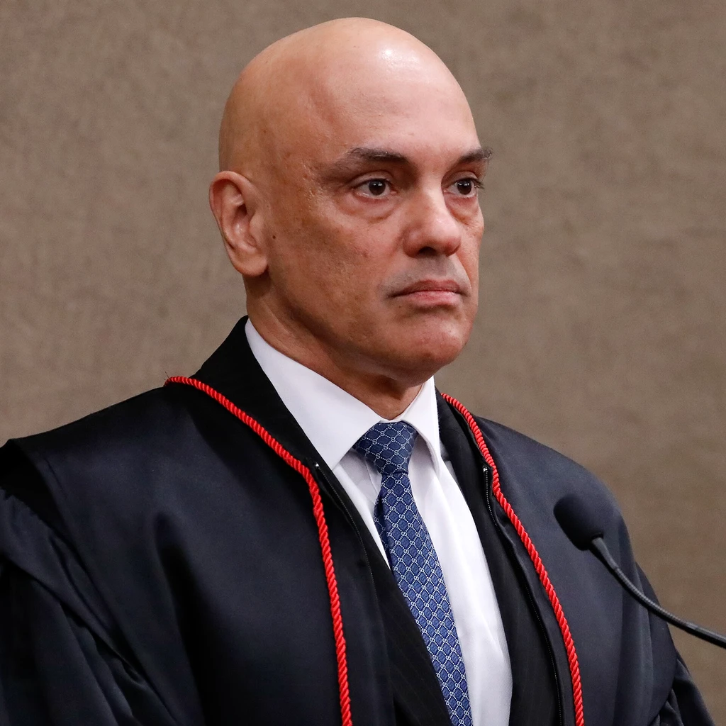 Ministro Alexandre de Moraes, do Supremo Tribunal Federal, que determinou busca e apreensão contra informante de jornalista no caso envolvendo o ministro Flávio Dino